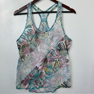 Prana Multicolor Floral Tank Top
